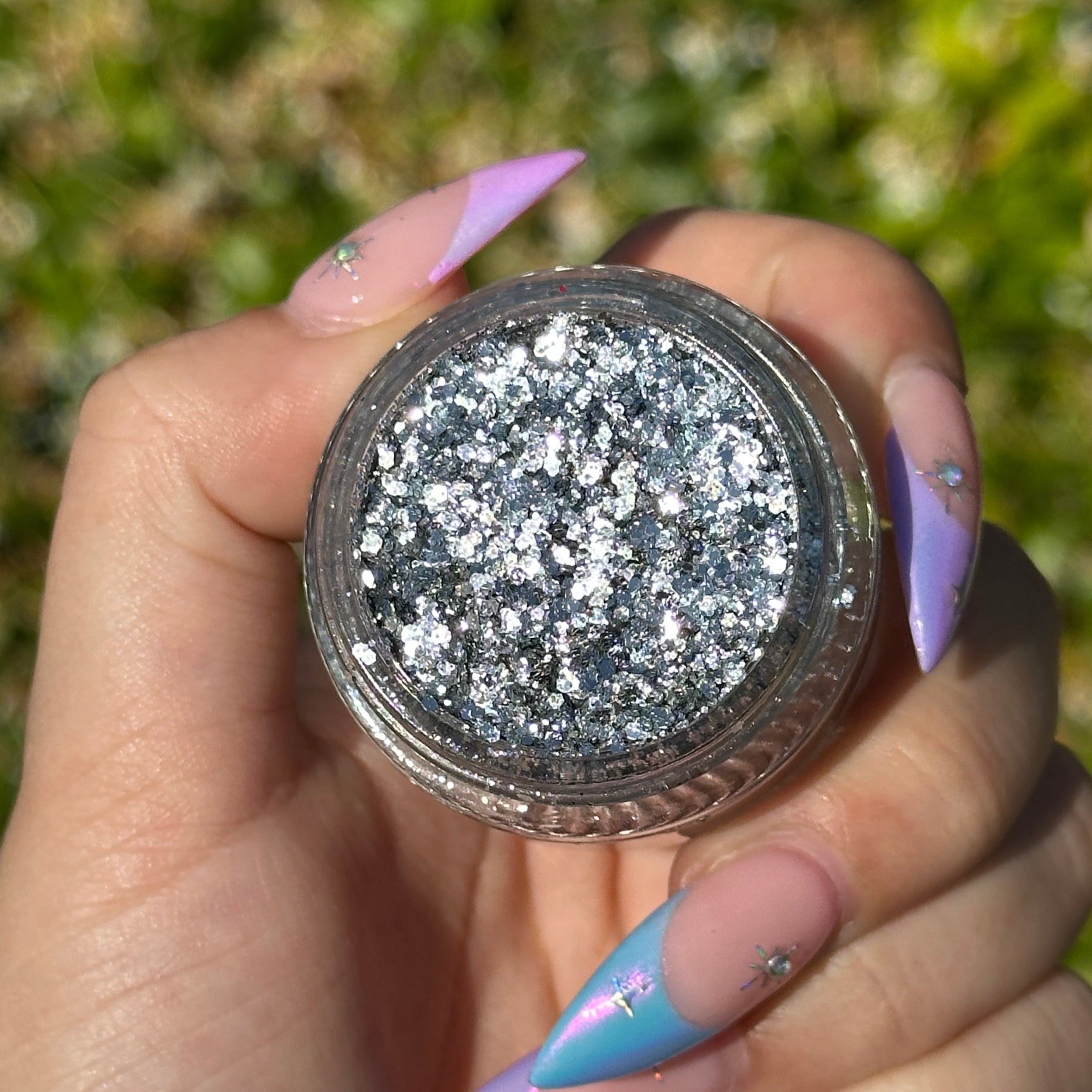 Silver Tongue Glitter Gel