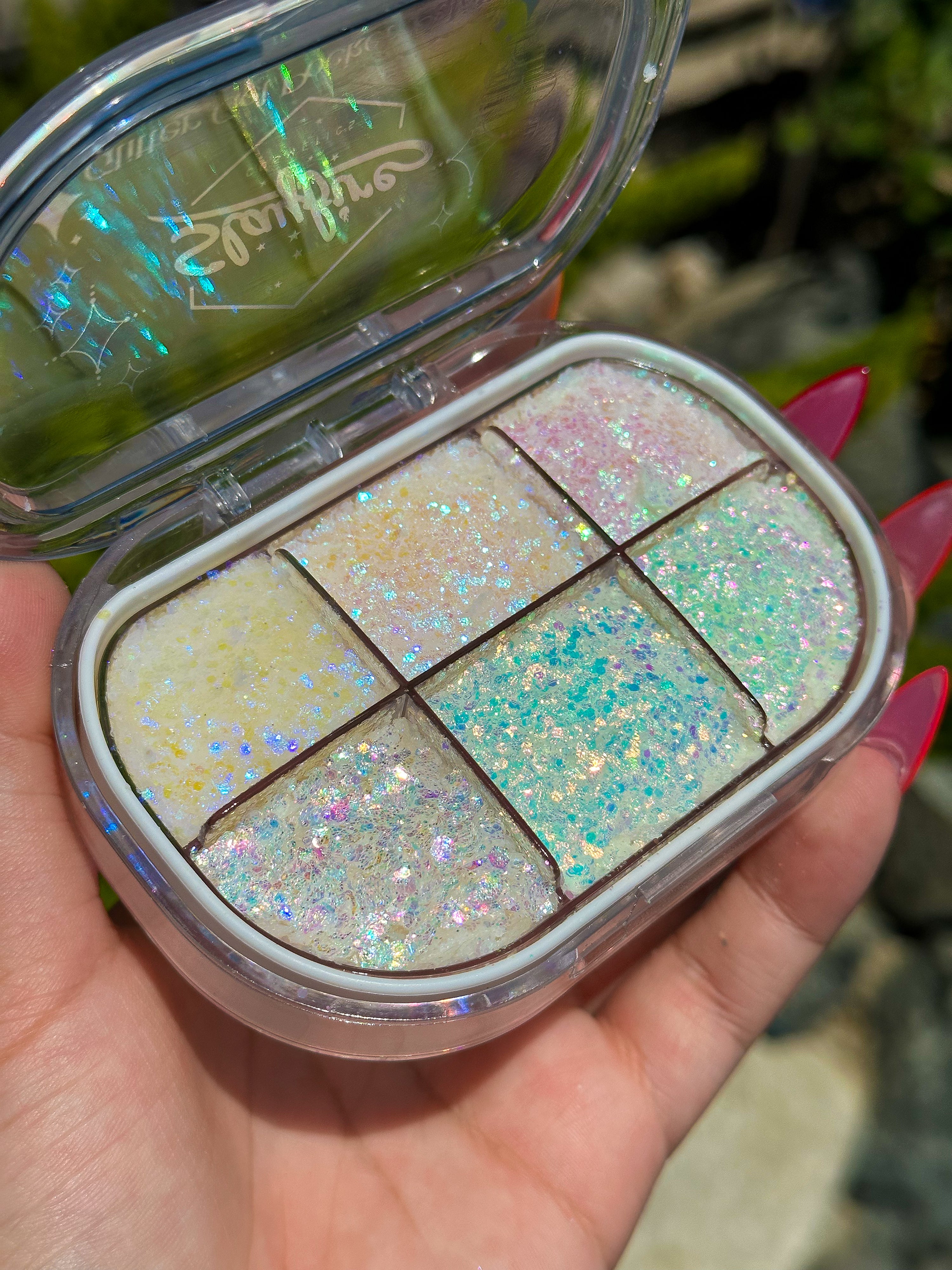 Mini Diamond Skin - Glitter Gel Pocket Palette (6 colors)