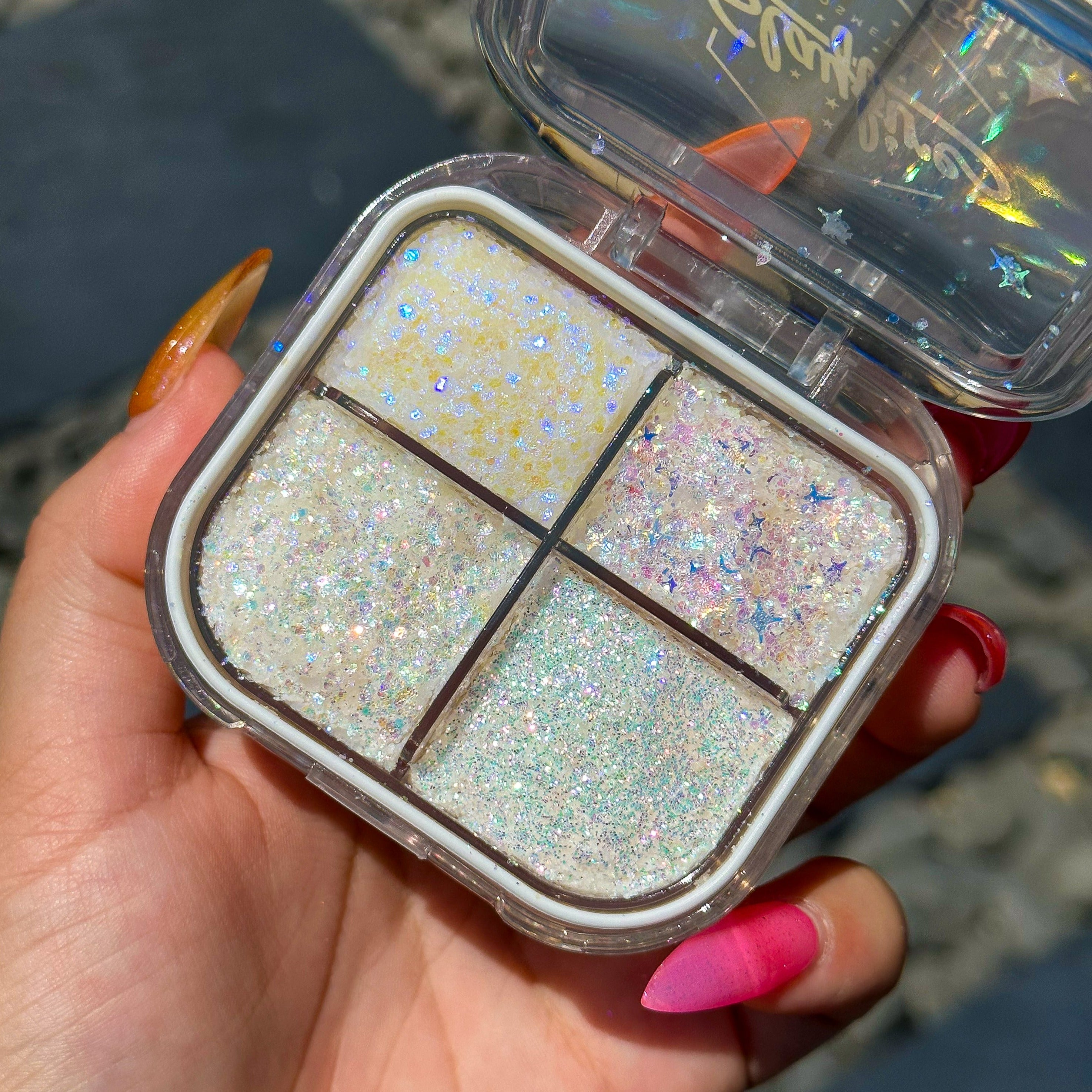 Mini Diamond Skin - Glitter Gel Pocket Palette (4 colors)