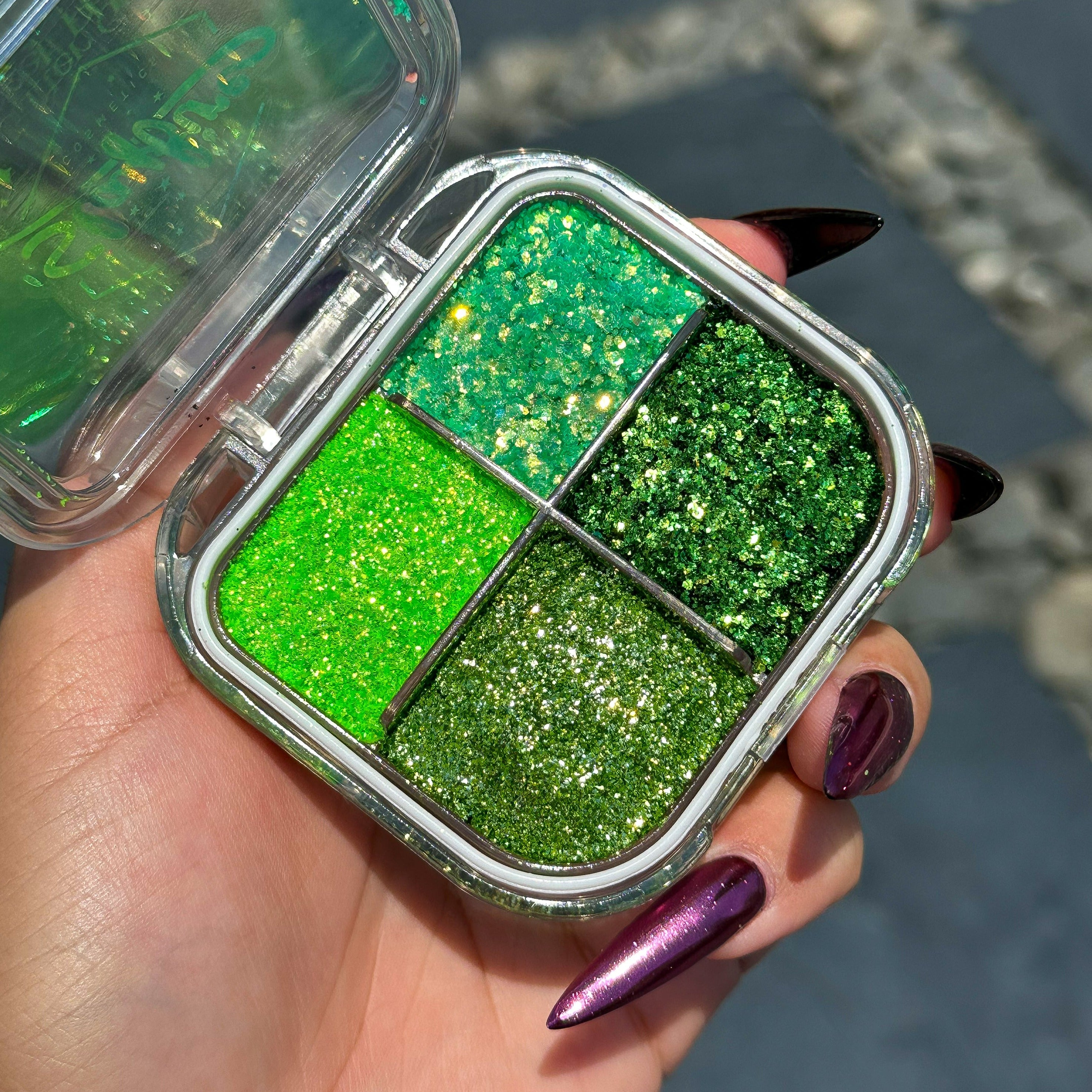 Green Means Glow! - Glitter Gel Pocket Palette