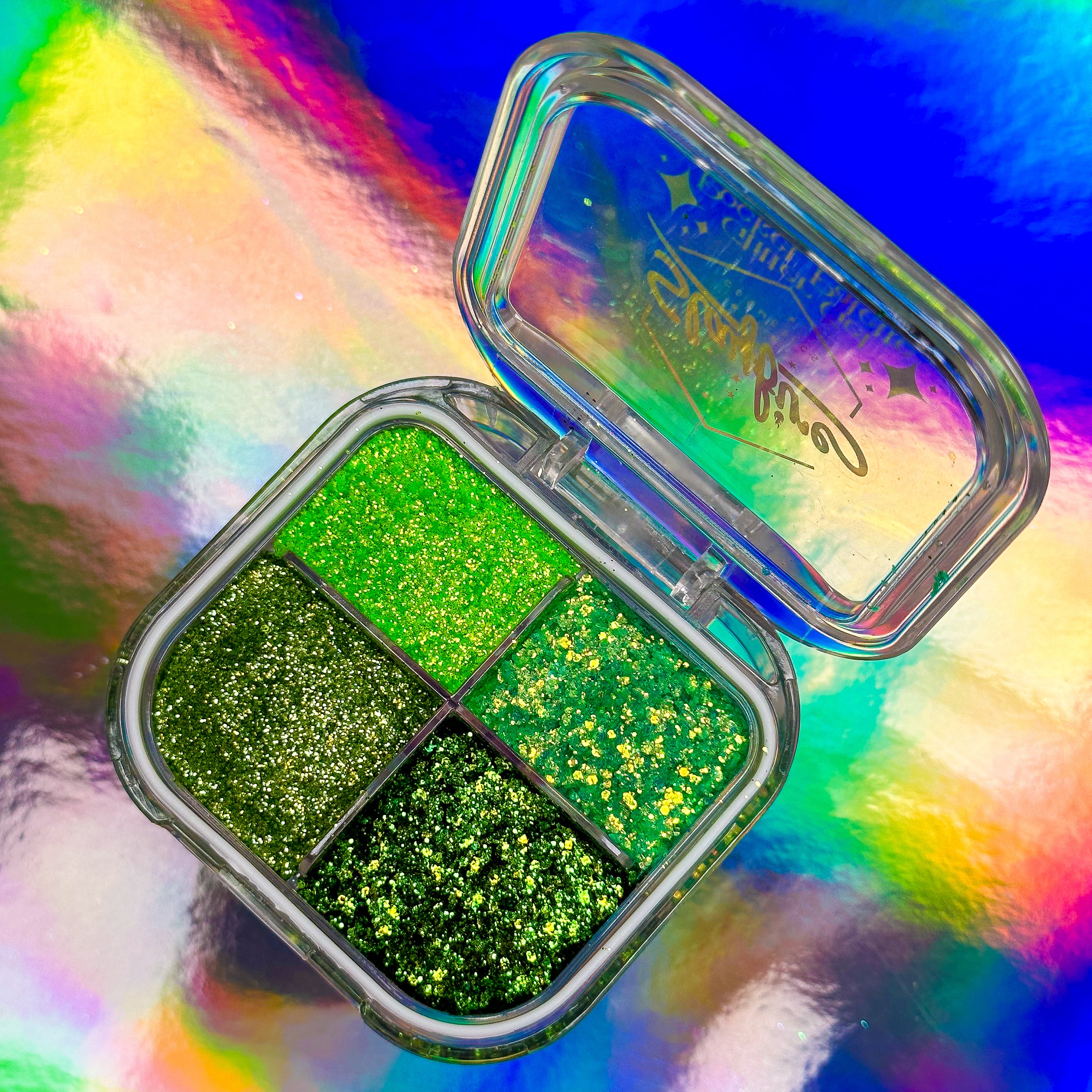 Green Means Glow! - Glitter Gel Pocket Palette