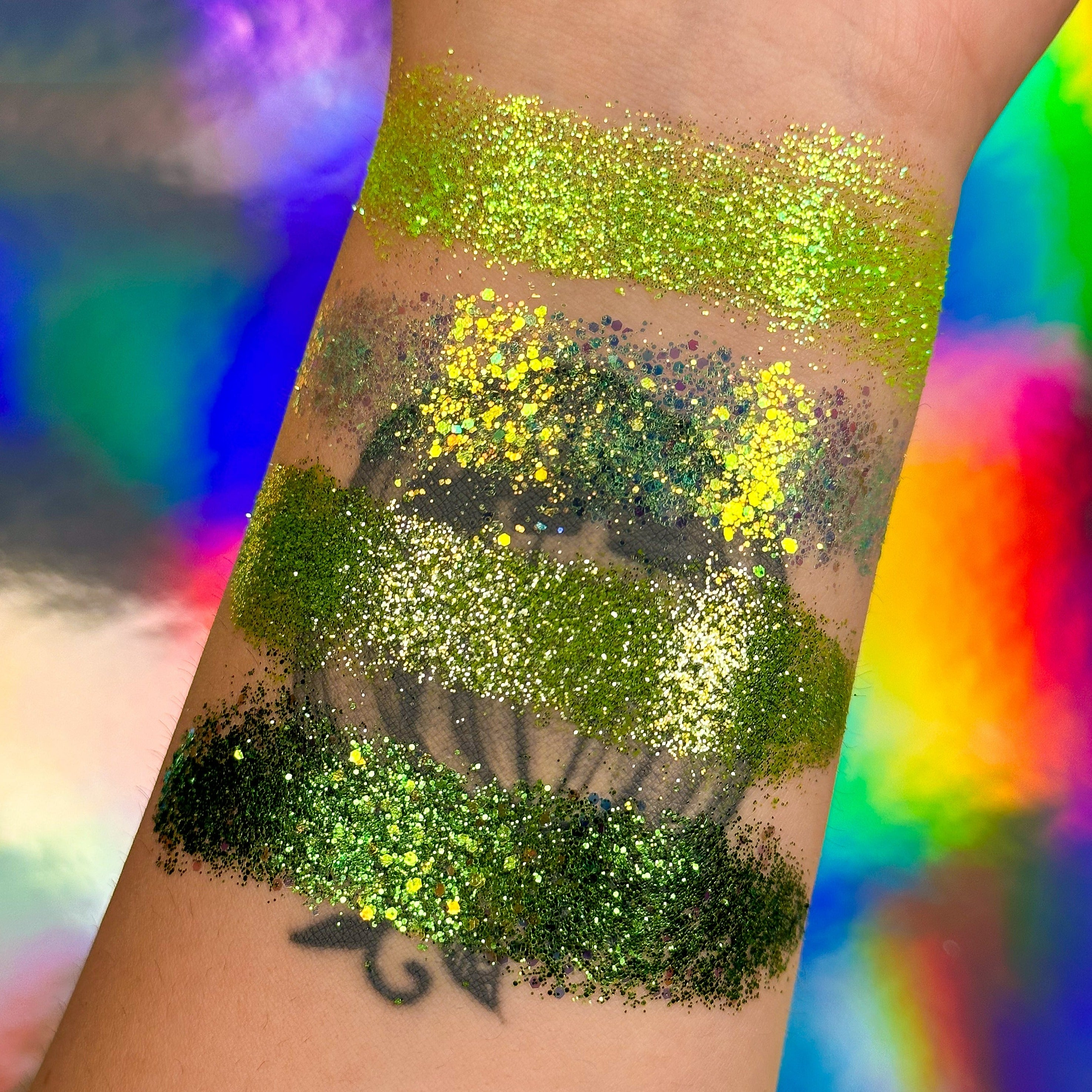 Green Means Glow! - Glitter Gel Pocket Palette