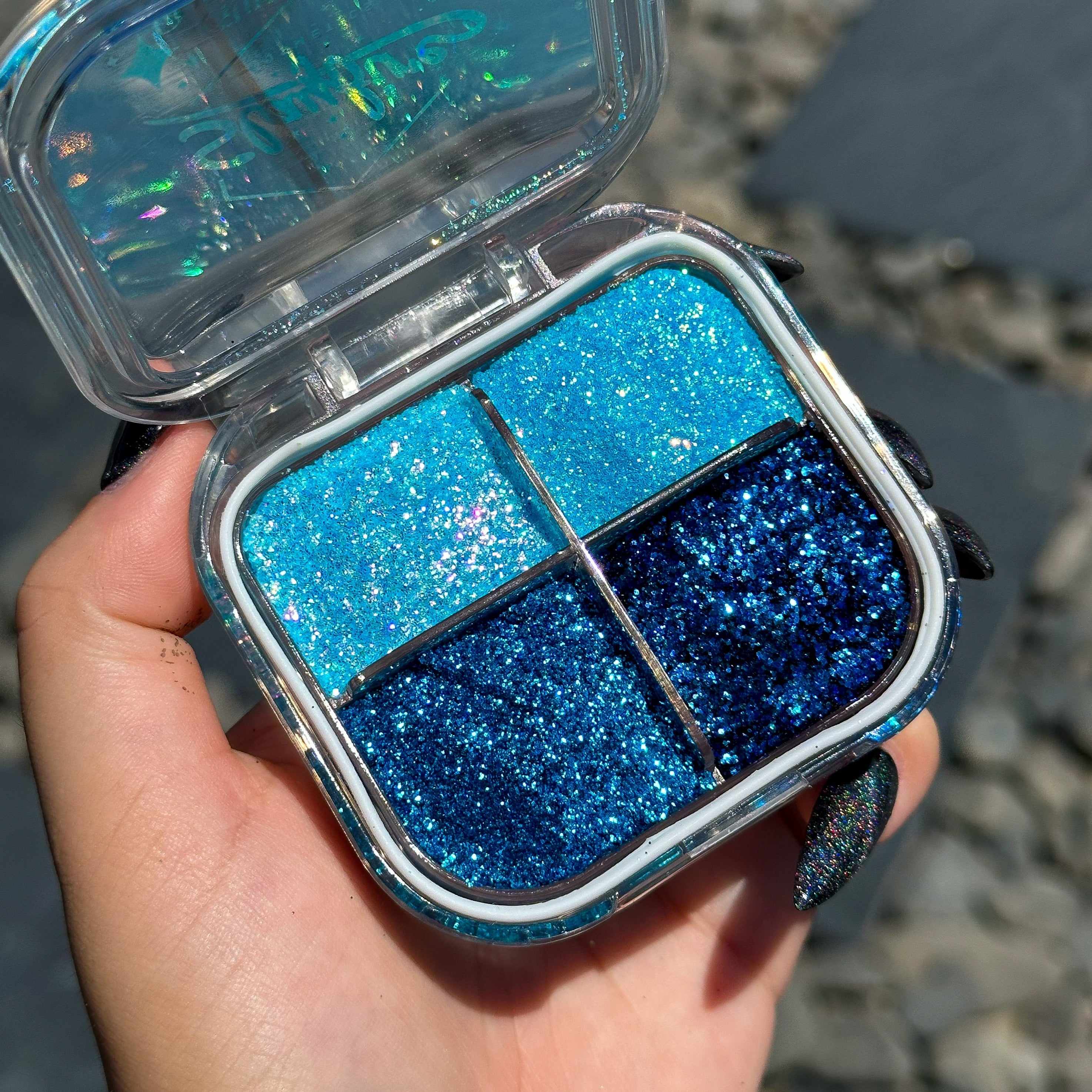 Crystal Lagoon - Glitter Gel Pocket Palette