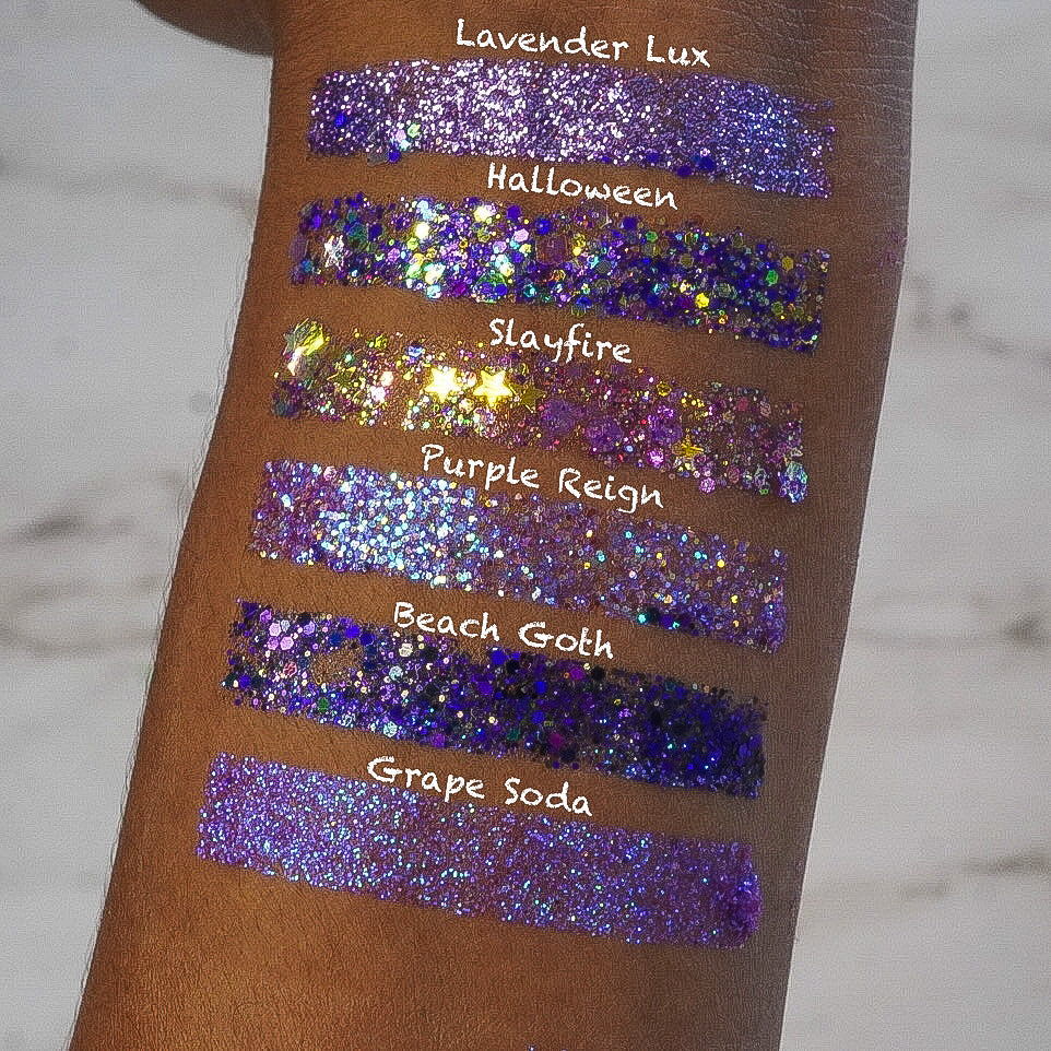 Grape Soda Glitter Gel