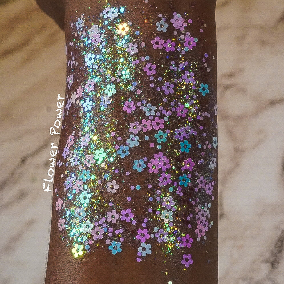 Flower Power Glitter Gel