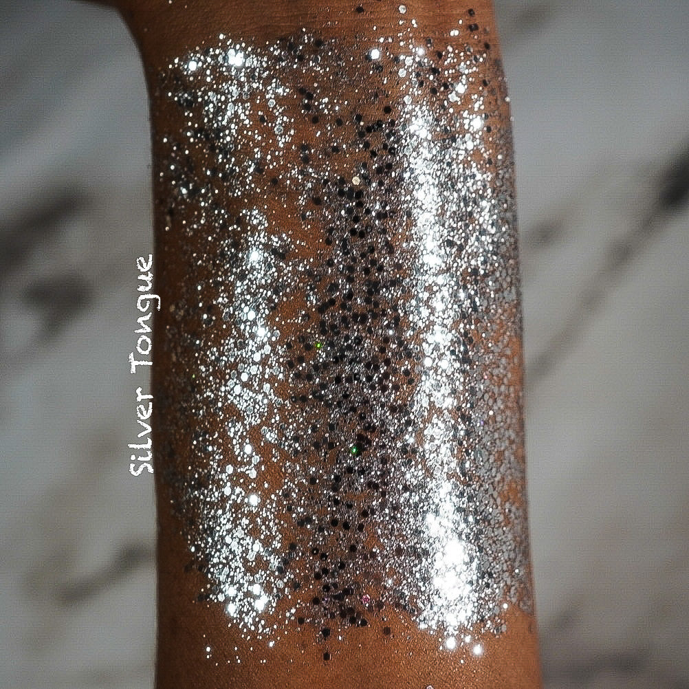 Silver Tongue Glitter Gel