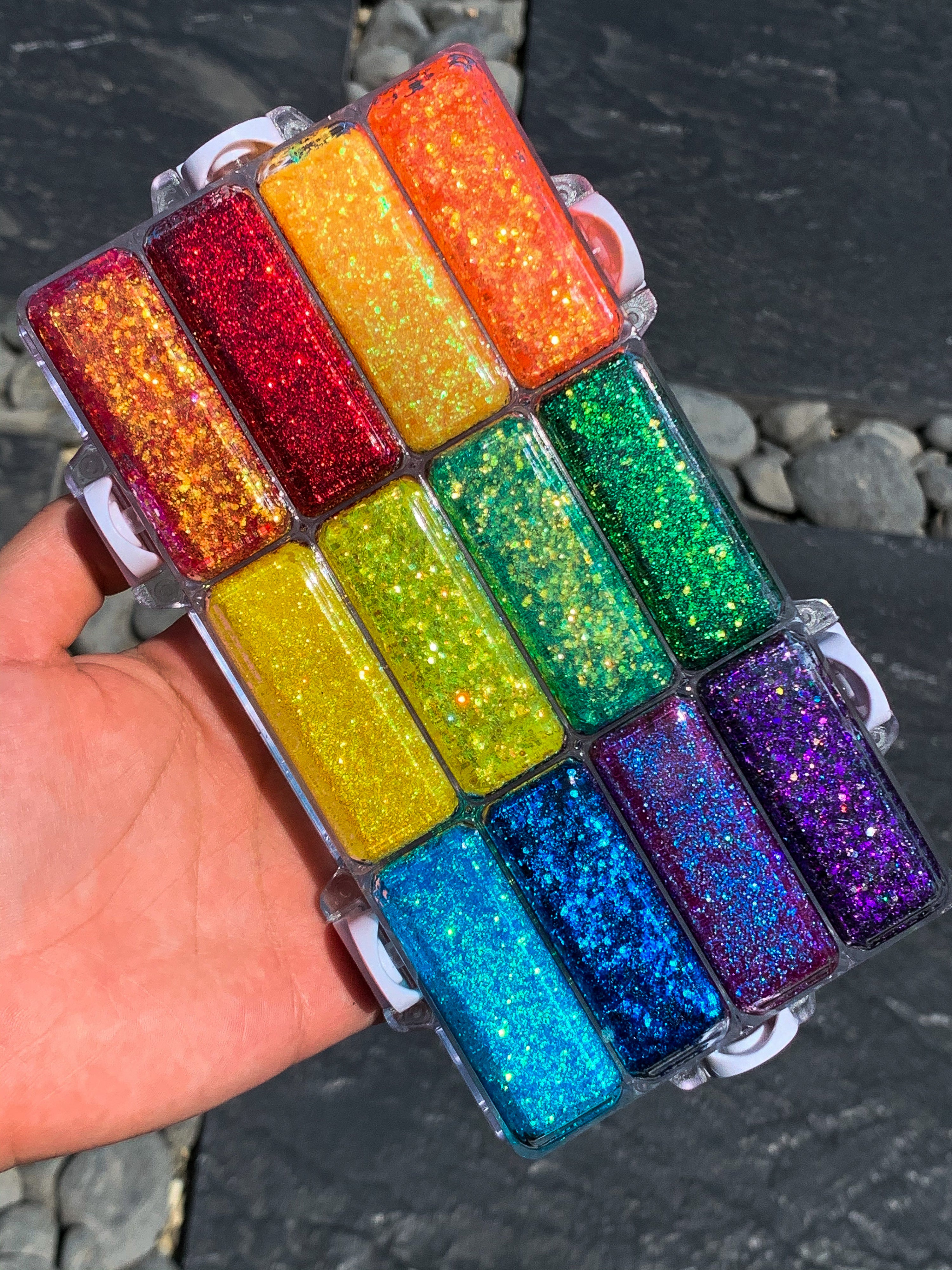 Rainbow Rush Glitter Palette