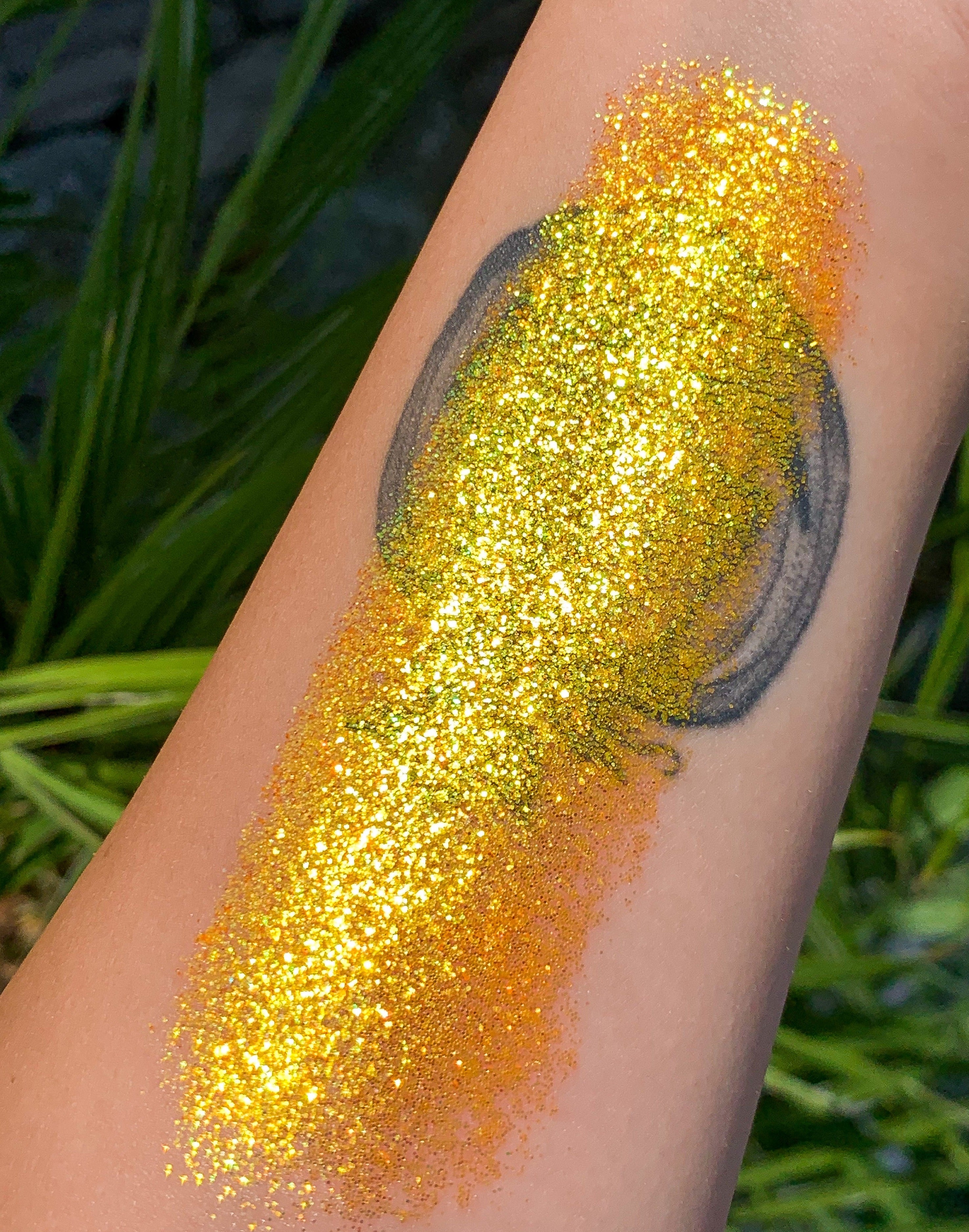 Orange Blast Glitter Gel