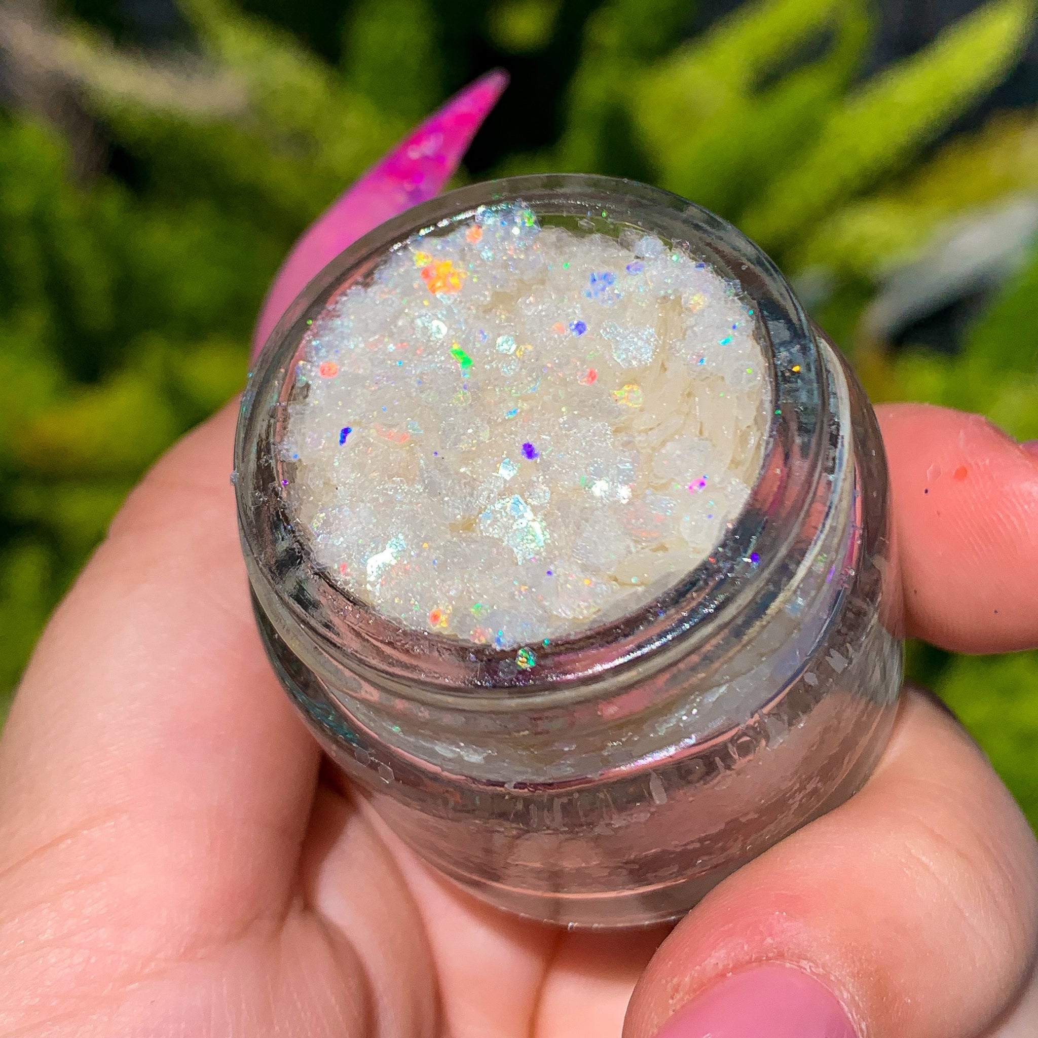 Rainbow Circles Face & Body Glitter - Chunky Glitter - UV Avtivated - Uses  Include: Festival Rave Makeup Face Body Nails Resin Arts & Crafts, Resin