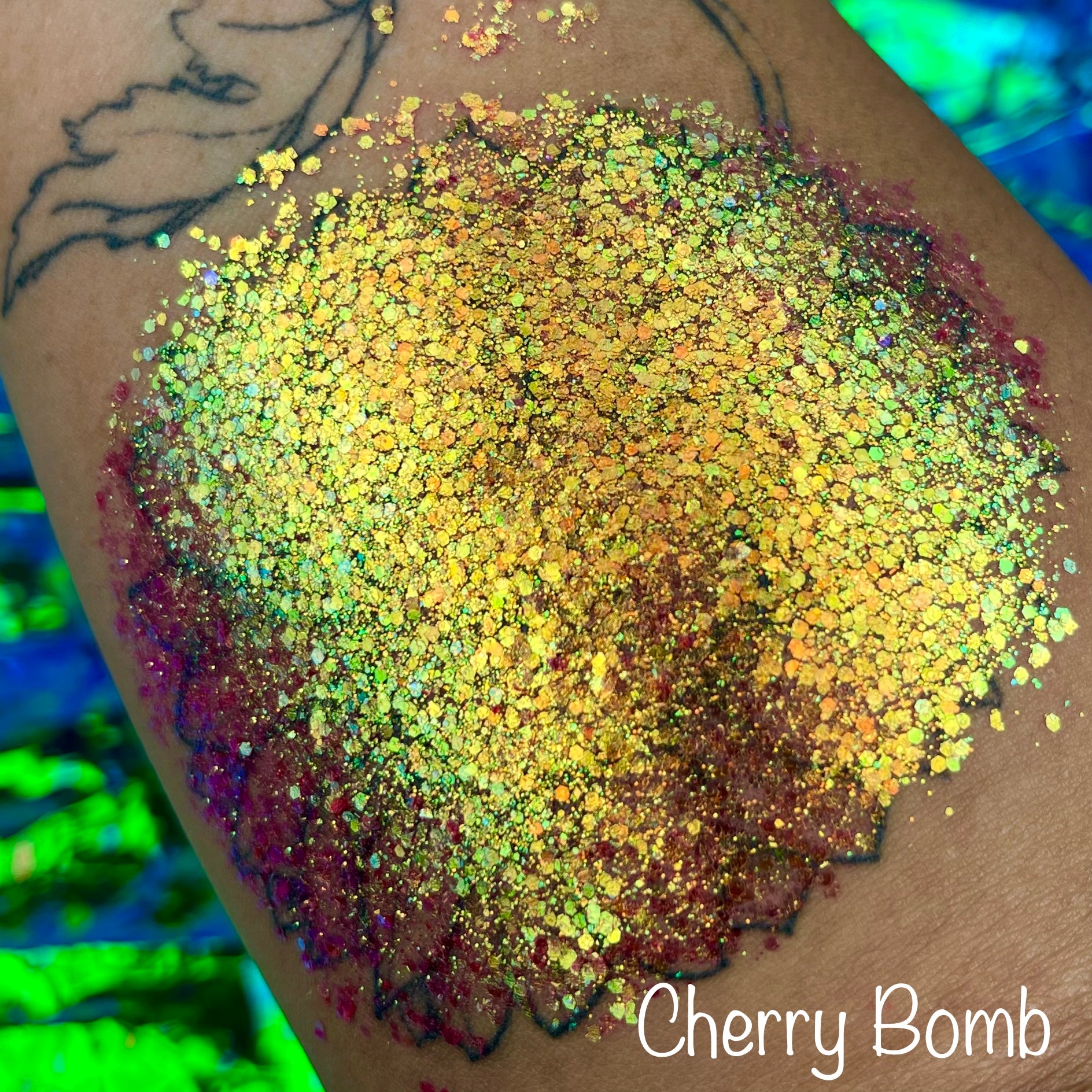 Cherry Bomb Glitter Gel